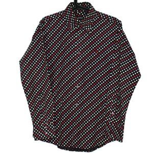 Burberry Black Label Japan Mens 2 Embroidered Logo Button Up Shirt G1306